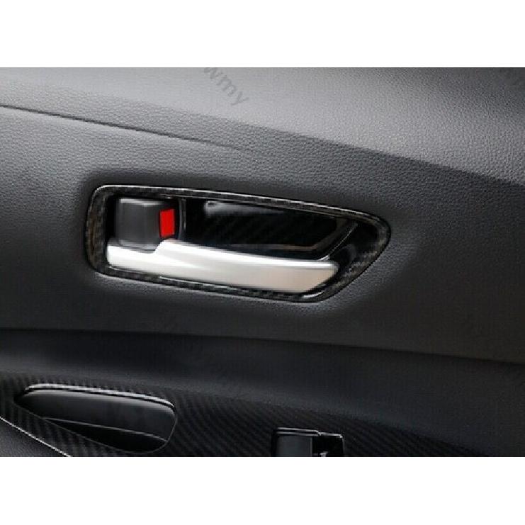 Inner Door Bowl Cover Trim Carbon Fiber ABS For Toyota GR Corolla Hatchback23-24