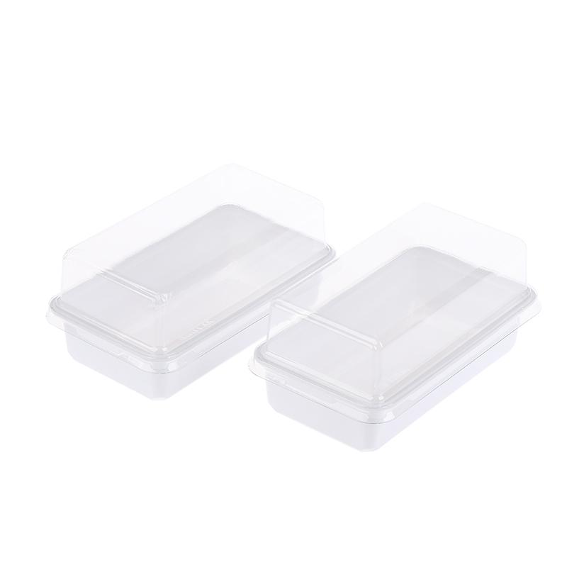 10/50Pcs Clear Sandwich Cake Holder Bakery Food Boxes Cupcake Container Tiramisu Wrapping Package Boxes For Wedding Birthday