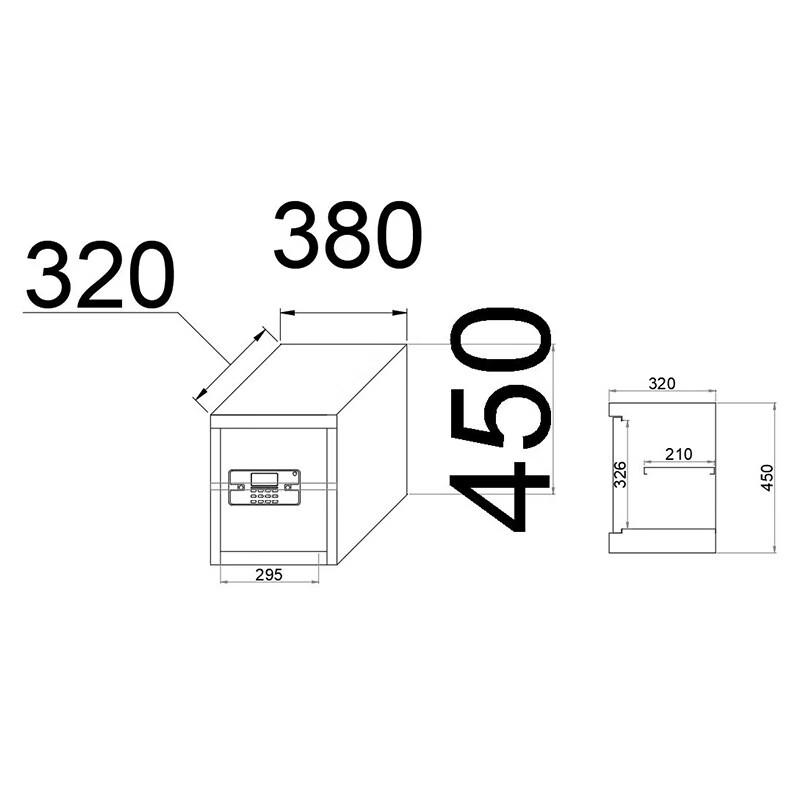 5325 Secure Office Cabinet & Safe