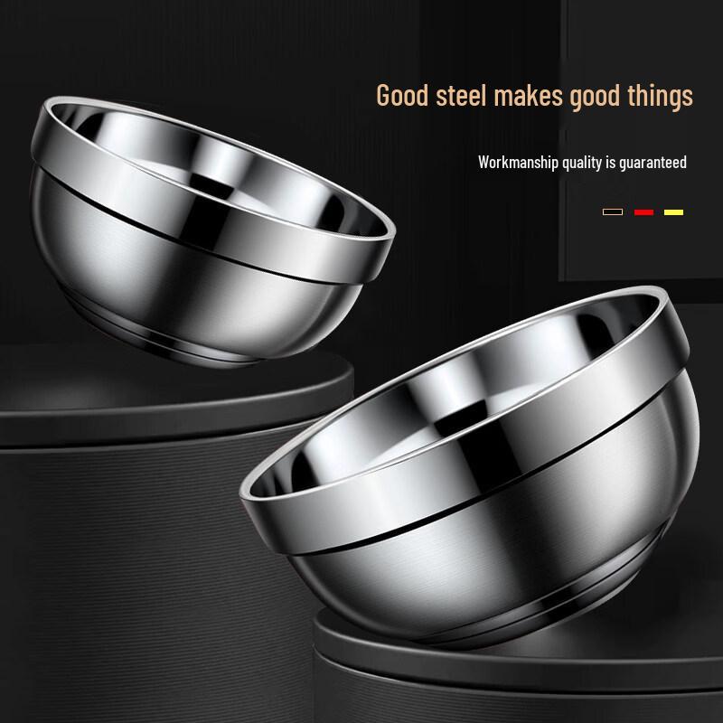 316 Stainless Steel Double-Layer Bowl