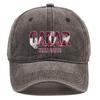 Snapback Baseball Cap With "QATAR" "YALLA QATAR" Flag Printed , Adjustable Baseball Hat Hip Hop Raw Brim Simple Fashion Sun Hat