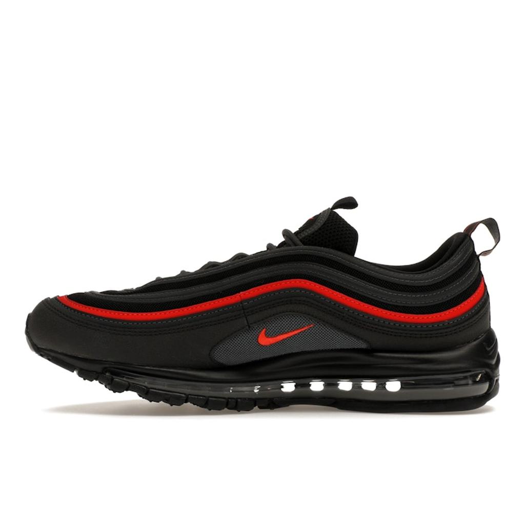 Nike Air Max 97 Black Anthracite Picante Unisex Sneakers Picante-Red 921826-018