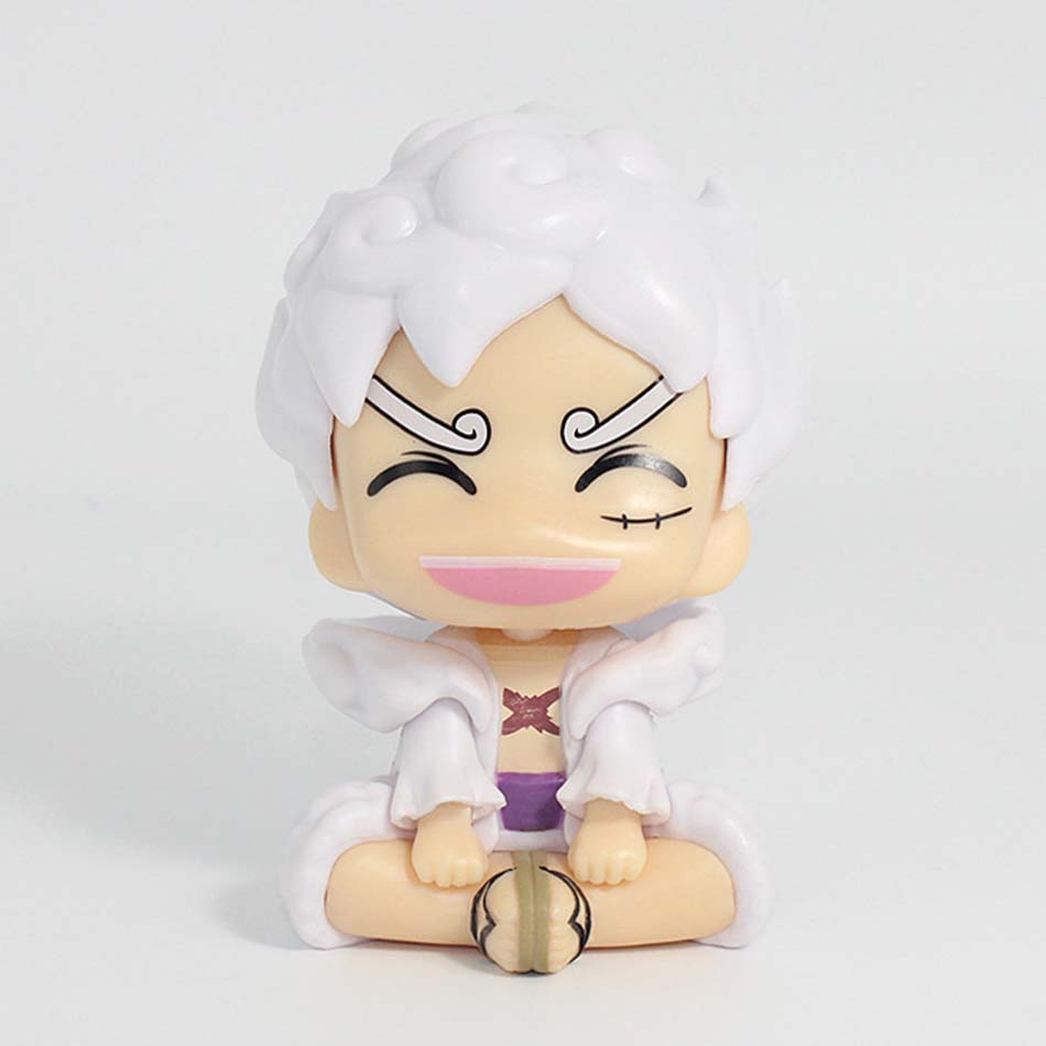 9 см Аниме Фигурка ONE PIECE Взгляд Вверх Gear 5 Обезьяна Д. Фигурка Луффи Версия Q Фигурка Луффи ПВХ Коллекционная Модель Кукла Игрушка