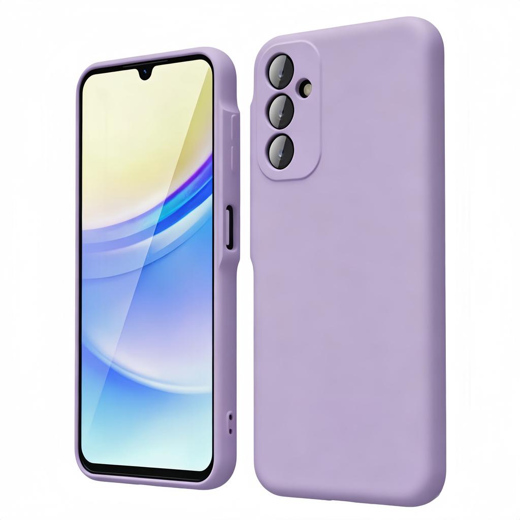 Noble Fashion Solid Colour Shockproof Protective Liquid Silicone Case For Samsung Galaxy A15 4G/5G