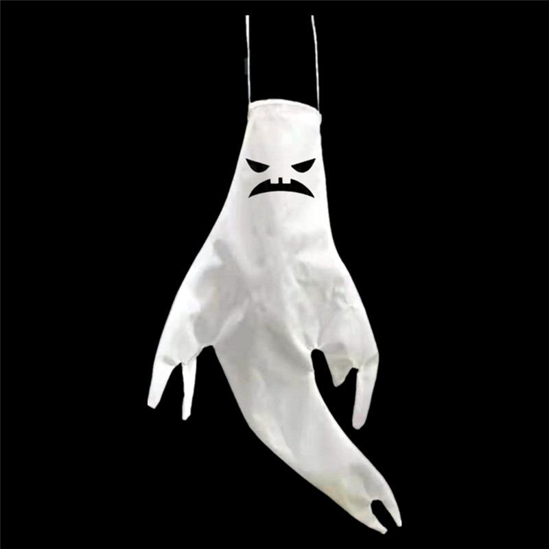 AD23-Halloween Decorative Venue Layout Props, Ghost Fan LED Glow Ghost Pendant Pendant Hanging Decoration