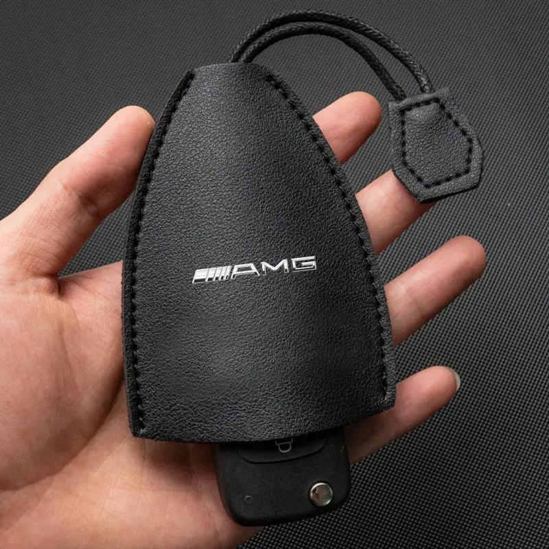 1pc Car Key Case Remote Control Key Case Blocking Pouch Case For Mercedes-Benz AMG C500 C200 C300 A B C E GLA CLA GLK GL ML GLE W204 W205 W203 W211