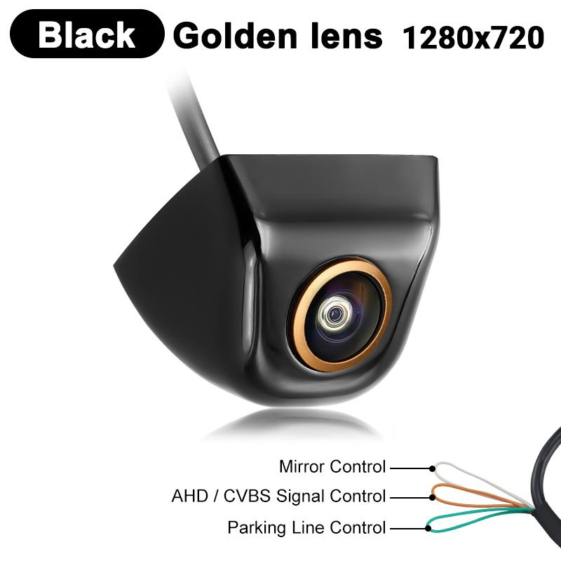 

GreenYi AHD CVBS 1080P Night Vision Golden Lens Vehicle Reverse Backup Rear View 3 Control Fisheye Camera For Car DVD Monitor 720P Camera