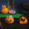 Cartoon Niedliche Halloween Kürbis Geist Kleine Ornamente Kreative Harz Handwerk Kreative Modell DIY Hause Dekoration Zubehör