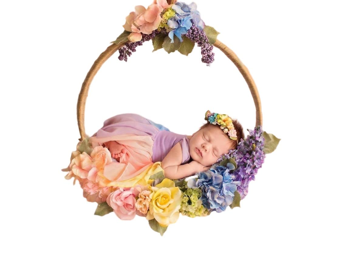 

Newborn Photo Newborn Photo Pastel Rainbow Dress Chiffon Commemorative Photo Photography Props Studio Costume Baby [11165-11167] 6-9Month