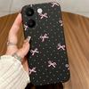 For Xiaomi POCO X8 Pro Max 5G Cases Blue Love Bow Cover Soft Matte Silicone Protective Black For POCO X8Pro Max Funda
