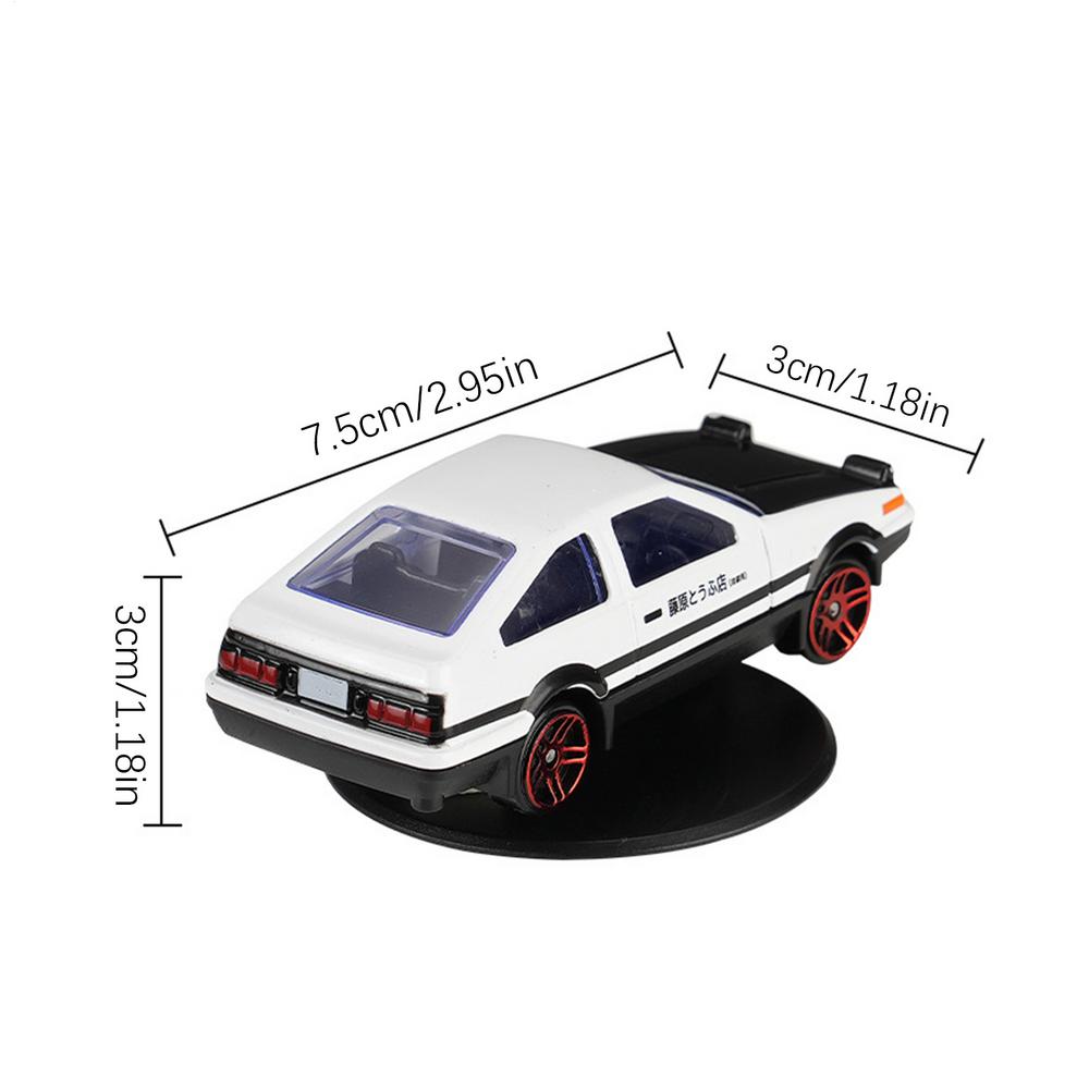 

AE86 Car Drift Rotating Ornaments Auto Dashboard Turning AE 86 Racing Model Deco Car Interior Classic Center Console Decoration