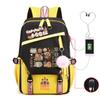 Kapibara fun peripheral printing new schoolbag cute cartoon primary and secondary school students spine backpack