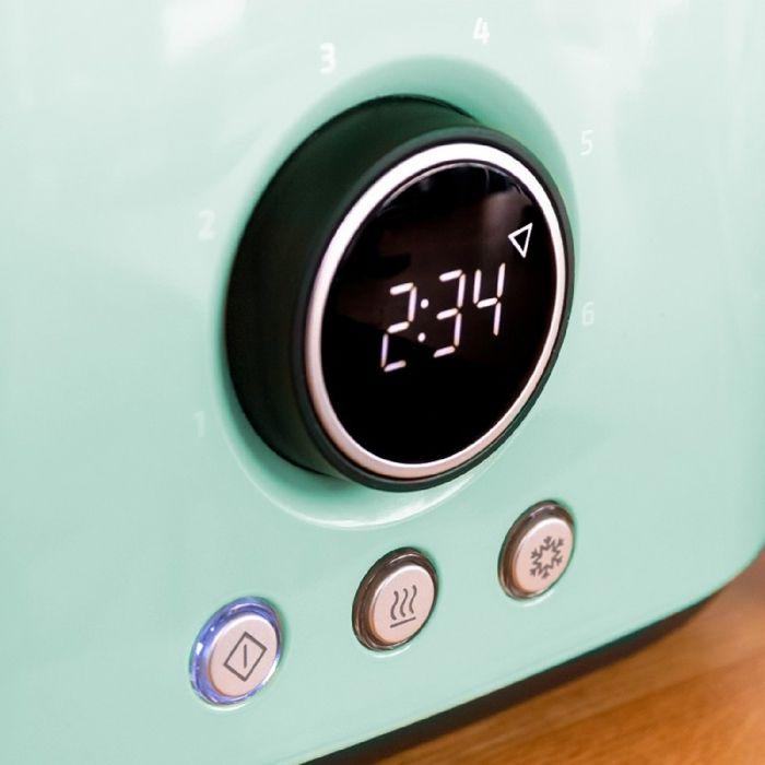 Cecotec Grille-pain vertical numérique ClassicToast 8000 Blue Double