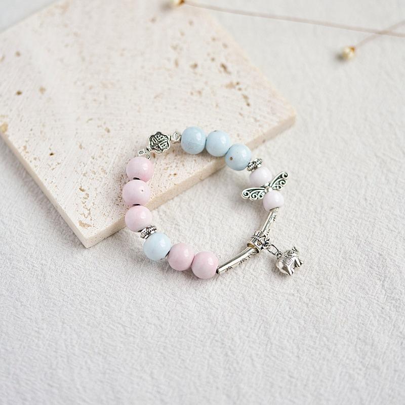 

Original Jingdezhen ceramic bracelet New Chinese jewelry wholesale jewelry 10 yuan 3 strings bracelet women s versatile