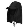 Yousheng Fishing Hat Sun Protection Wide Brim Breathable Mesh Design Sun Hat with Shawl Outdoor Activities Cycling Sunshade Hat