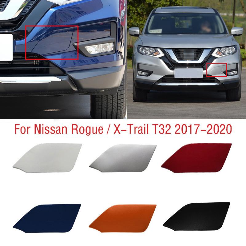 For Nissan Rogue X-Trail XTrail T32 2017 2018 Car Front Bumper Tow Hook Cover Cap Trailer Hauling Eye Cover Lid