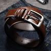 Retro Men PU Belt Versatile Pin Buckle Belt Luxury Zinc Zinc Alloy Leather Belt  Male
