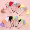 3 Piece Adjustable Plush Cloth Animal Ears Hairband Gentle Baby Toddler Headbands Headwear For Daily Use Daily Play