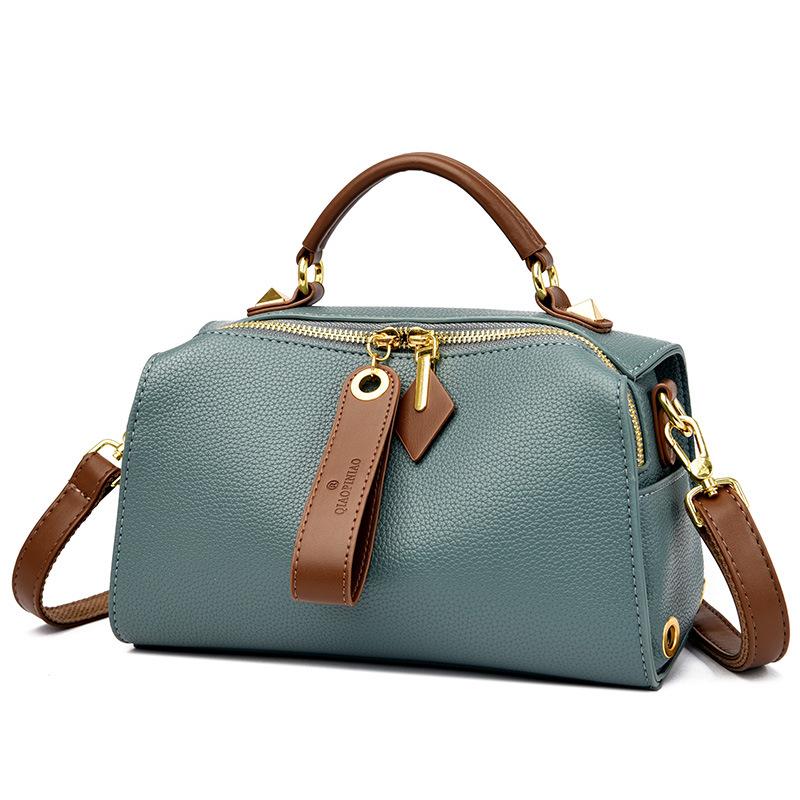 Fashionable Retro Texture Women's Shoulder Bag, Large Capacity Women's Bag, Versatile and Simple Pillow Bag