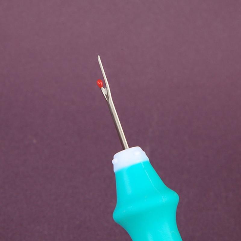 Sewing Needle Set Embroidery Needle with Threaders, Seam Ripper, Metal Thimble, Soft Ruler Tape Measure for Handsewing