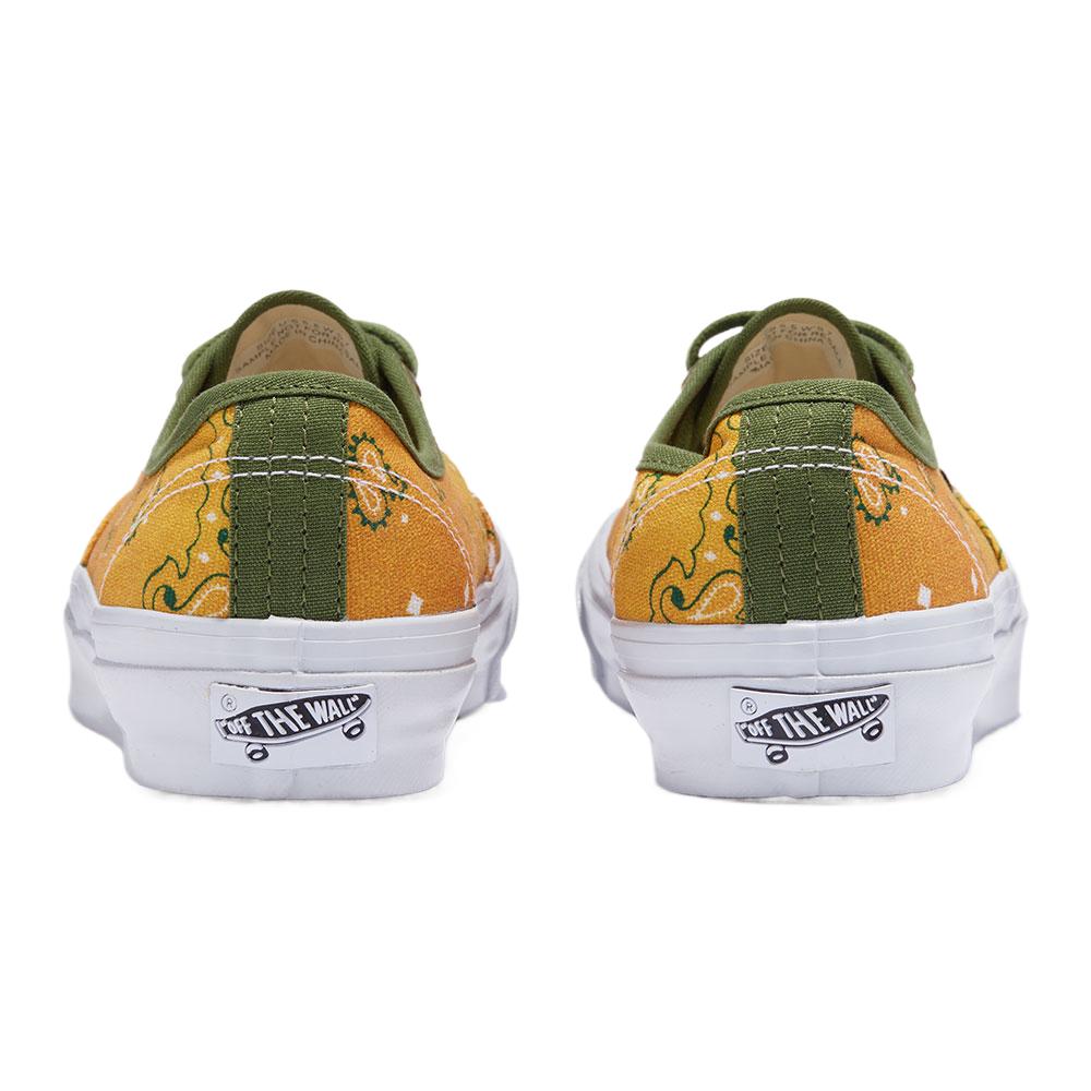 Vans Authentic 44 Round Head Comfortable Versatile Low Top Skate Shoes Women Sneakers Yellow VN000D5KESC1