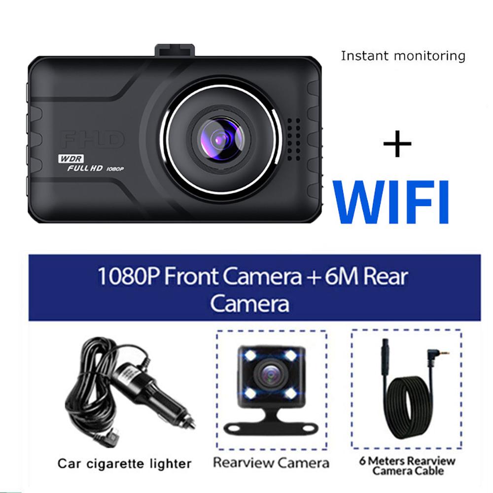 Car DVR WiFi GPS 1080P Full HD Dash Cam Rear View Vehicle Car Camera Drive Video Recorder Black Box Auto Dashcam Car Accessories