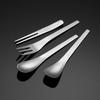 With Tableware, Ice Cream Spoon, Fruit Small Fork, Stainless Steel Spoon and Fork, Japanese Hammer Forged Dessert Spoon
