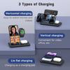 High Quality 15W Foldable Strong Magnetic 3-in-1 Fast Charging Wireless Charger with Holder Stable for iPhone 15 Pro Max 16