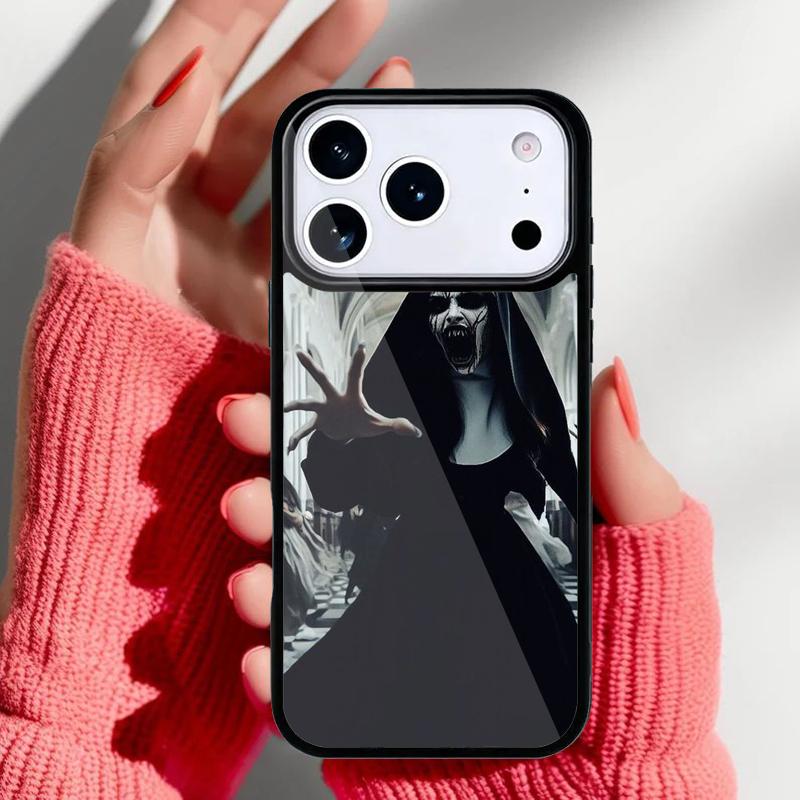 

Creepy Nun Dead Horror Phone Case for iPhone 17 16 15 14 13 Pro Max Back Cover for 12 11 Pro Coque iPhone 14