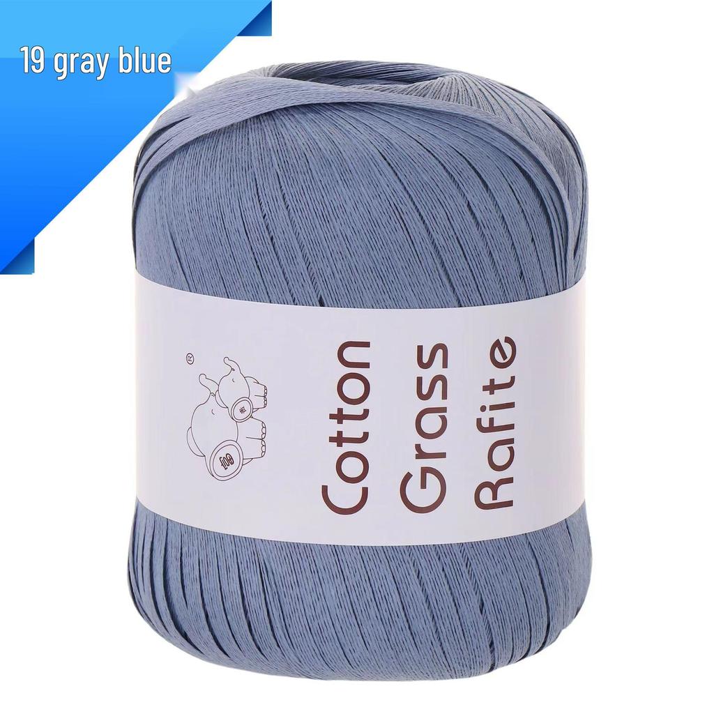 Raffia-Baumwoll-Strohgarn für DIY-Bastelarbeiten: Handgewebte Taschen, Hüte & mehr