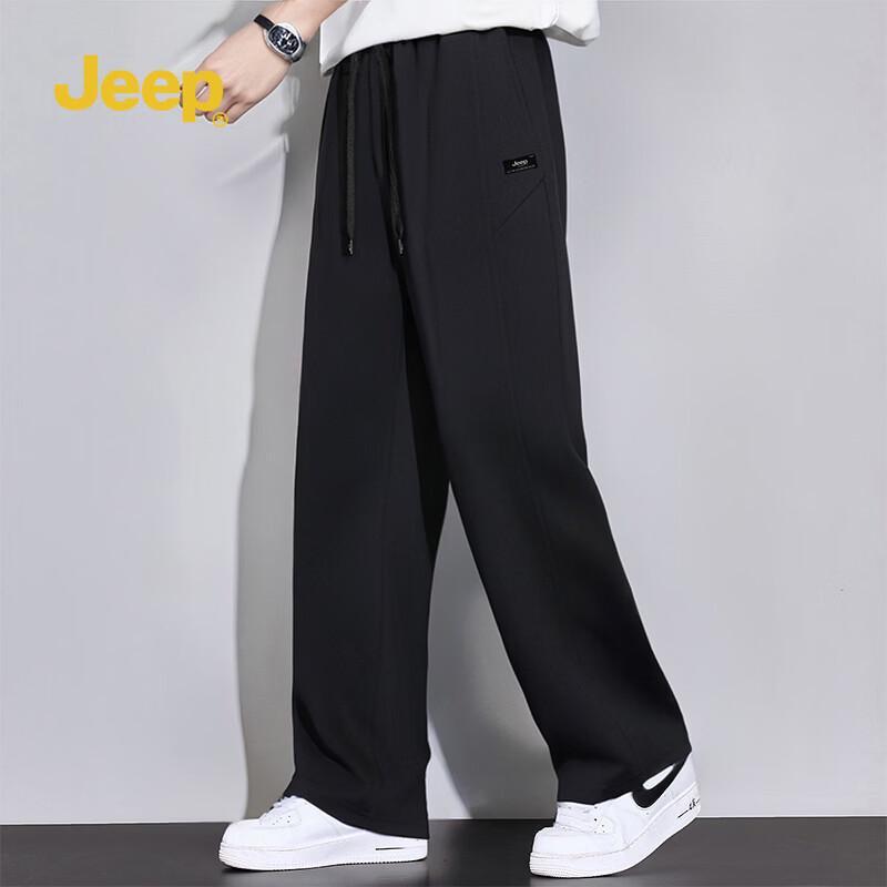 JEEP Men s Relaxed Fit Knitted Casual Pants M