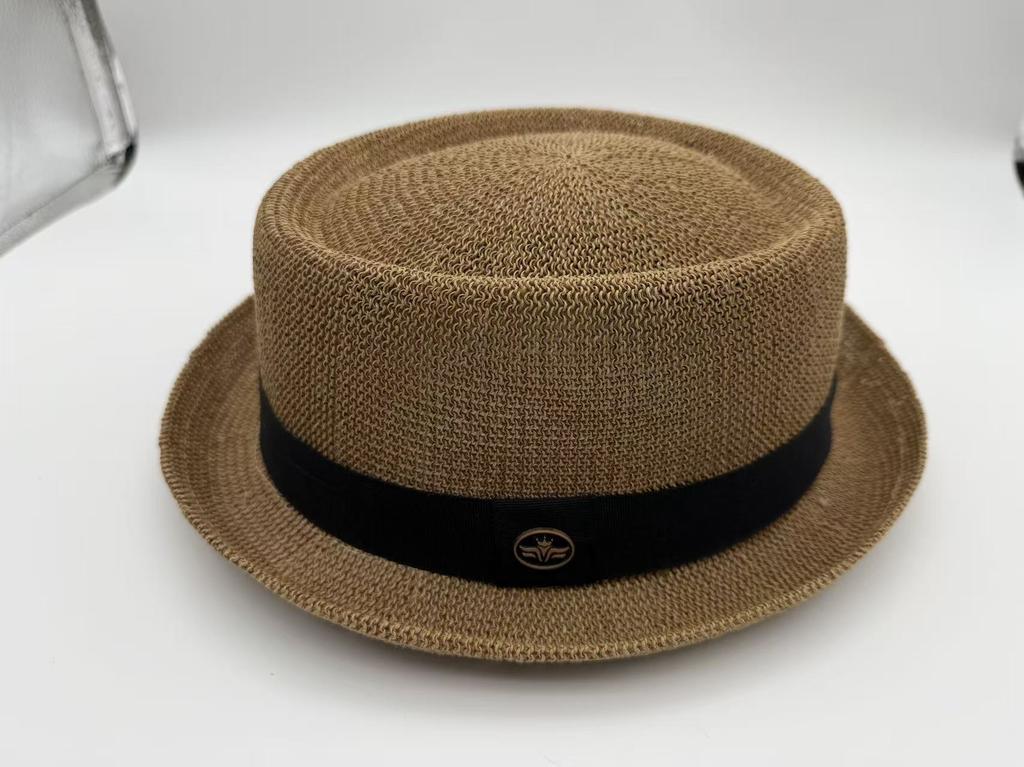 Hat Summer Top Hat European and American Version of Grass Yarn Sunshade Neutral Male and Female Jazz Hat