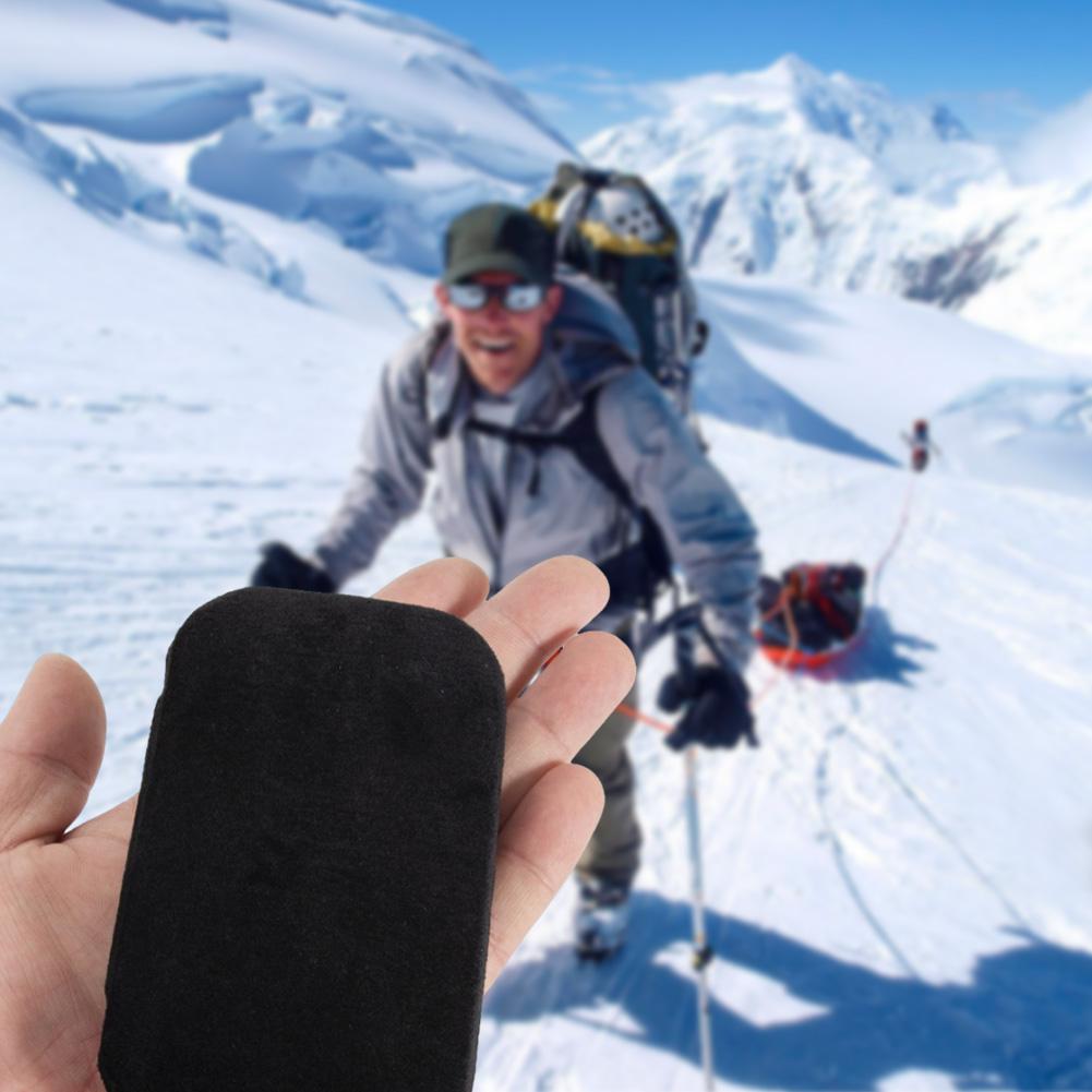 Zinc Alloy Portable Hand Warmer Reusable Pocket Winter Hand Warmer Outdoor Hand Warmer for Outdoor Camping Hiking Fishing