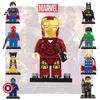 D818-898 Superhero Building Blocks High-quality Abs Plastic Diy Assembly Toy 9 Color Options 5cm Height