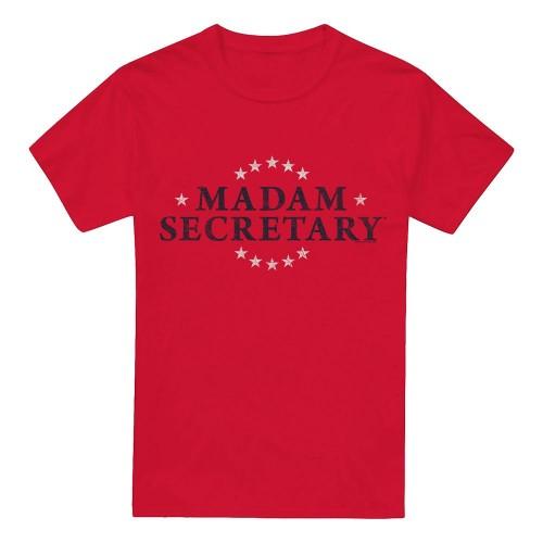 Madam Secretary Mens Distressed Logo T-Shirt