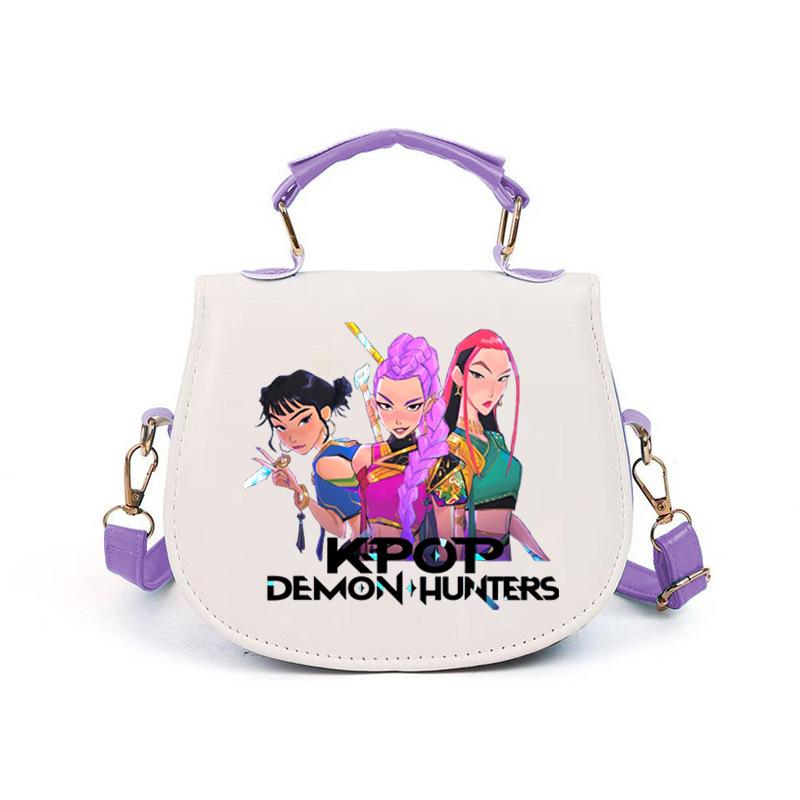 Kpop Animation Cartoon Printing Korean Version Of The Trend Handbag Multi-Function Portable Shoulder Messenger Bag