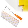 11Pcs/Set 4 Inch Rollers Thumb Roller Core Polyester Blend Paint Roller Sponge Hotel Use