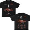 Mayhem Tour T-Shirt 2-seitiges Design Tee Lady Gaga Shirt Popmusik-Liebhaber Shirt Unisex T-Shirt