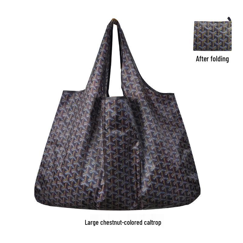 In-Stock Foldable Large Grocery Handbag - 210D Oxford