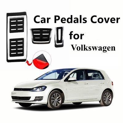 LHD Araba Pedalı Kapağı VW Tiguan 2017-2023 Passat B8 Golf 7 8 T-çapraz T-roc Troc Skoda Octavia için A7 Seat Leon 5F MK3