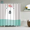 Animals Birds Owl Butterfly Flamingo Shower Curtains Bathroom Curtain Frabic Waterproof Polyester Bathroom Curtain with Hooks
