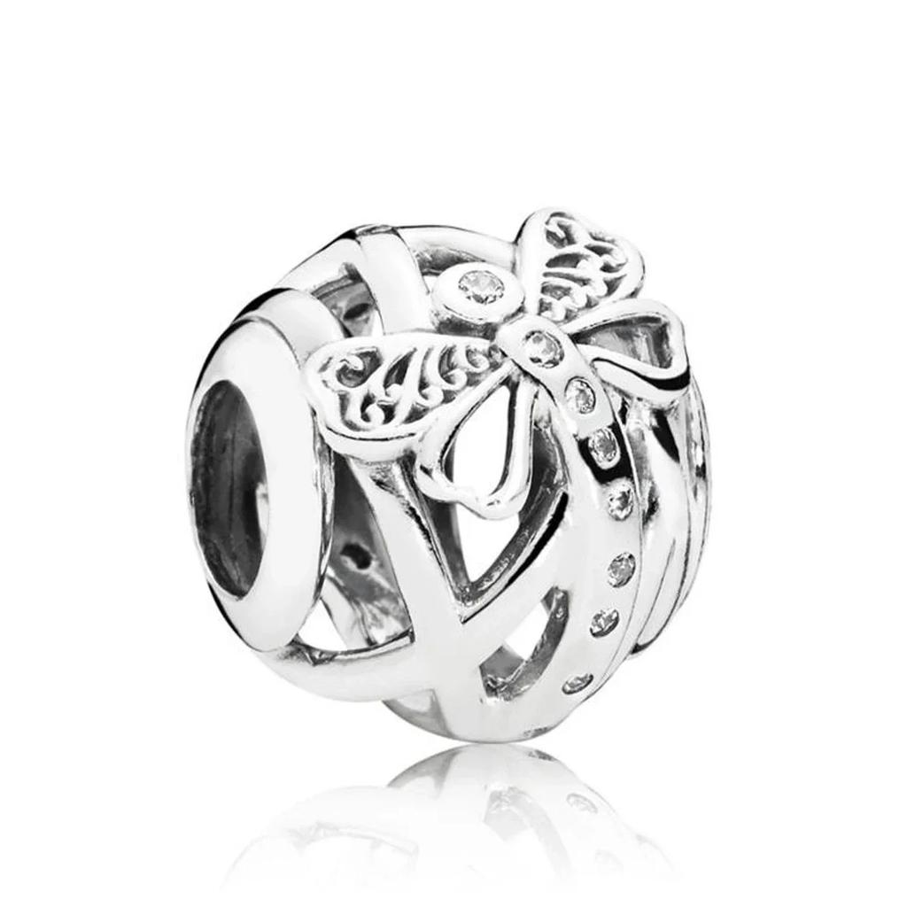 New Fashion Cartoon Animal Owl Fish Butterfly Shell Bird Bead Charms Fit Bracelets for Women DIY Jewelry Accessories