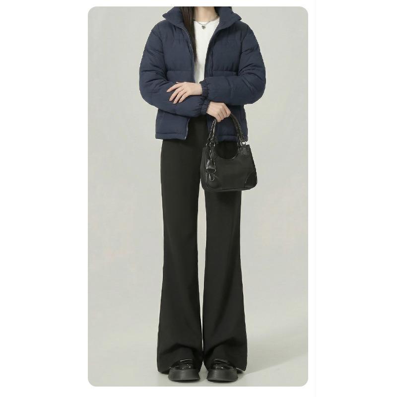 Women S High Waist Flared Dress Pants Slim Fit Casual Trousers