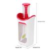 Stazione Spremibottiglie Sistema Pressa & Conserva Spremibottiglie Portatile per Frutta per Bambini Sacchetti Alimentari per Cucina di Casa(blu )