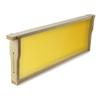 30 yellow honeycomb beeswax-coated sheets, waxed plastic portable deep frame honeycomb sheets