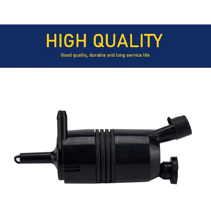 UGSHY 1 PC Car Front Windshield Washer Pump, Wiper Spray Pump, Motors Spray with Grommets Replacement Parts 22127652 22127653, Compatible with