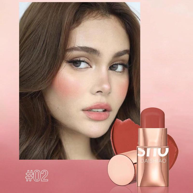 

Перламутрові тіні для повік & Матовий рум яна для губ та щік у стіку