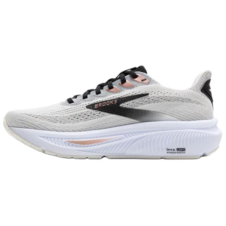 Brooks Ghost 17 White Black Rose Gold Women Sneakers 120431-1B-105