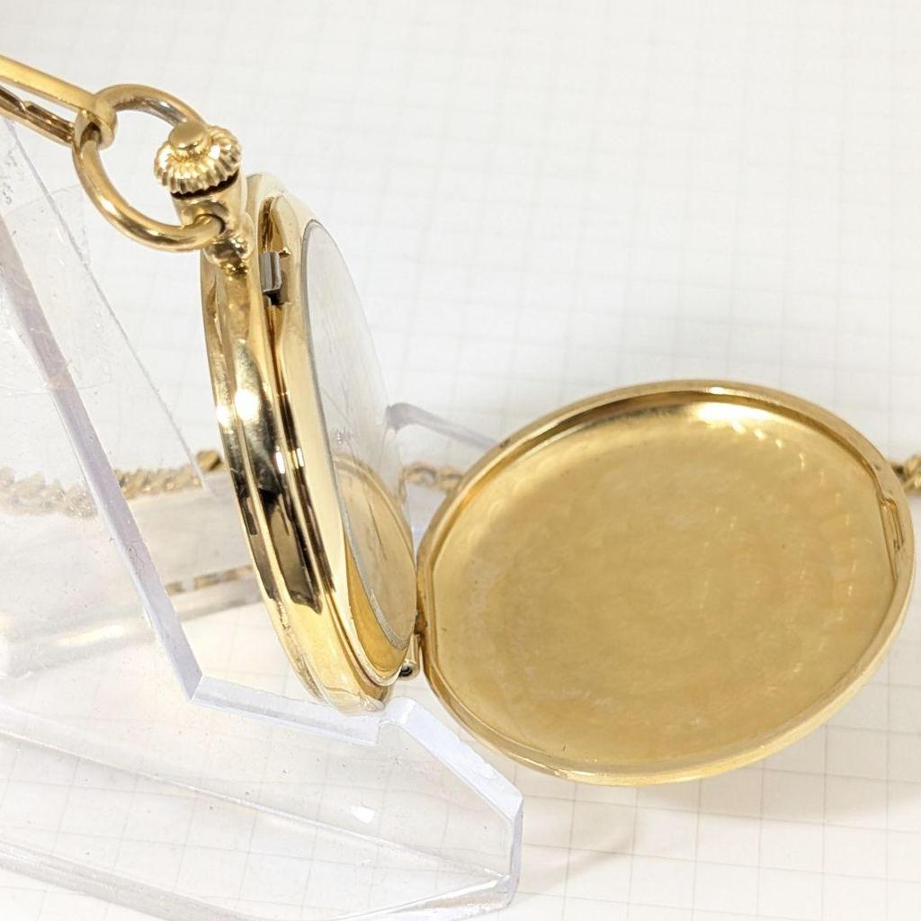 [USED] SEIKO ALBA Pocket Watch, Hunter Case, Battery Replaced, Working Condition, F-09