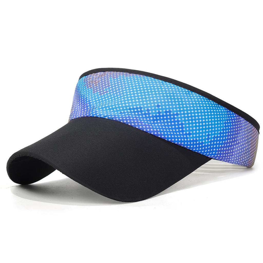 Summer Open-Top Hat With Digital Printing, High-Quality Solid Quick-Dry Sun Hat For Women, Running, Marathon, And Sports Hat